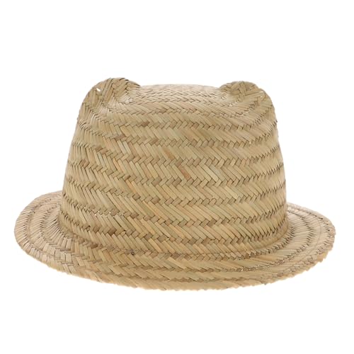PERSELOSO Tragbarer Sonnenhut Aus Stroh Für Kinder – Hut Strand- - Und Verkleidungsaccessoire PERSELOSO Tragbarer Sonnenhut Aus Stroh Für Kinder – Hut Strand- - Und Verkleidungsaccessoire von PERSELOSO