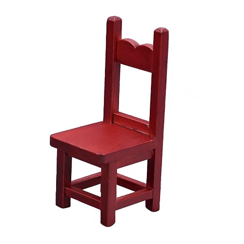 PERSELOSO Stuhl Aus Mahagoni Spielhaus-Stuhl- Puppenhausmöbel Nachahmung Stuhlmodell Miniatur-stuhlmodell Mini-Stuhl-Modell Simulationsstuhlspielzeug Spielhauszubehör Holz Rot PERSELOSO Stuhl Aus Mahagoni Spielhaus-Stuhl- Puppenhausmöbel Nachahmung Stuhlmodell Miniatur-stuhlmodell Mini-Stuhl-Modell Simulationsstuhlspielzeug Spielhauszubehör Holz Rot von PERSELOSO
