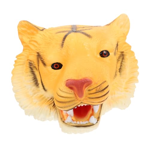 PERSELOSO Tierpuppe Handpuppe Spielzeugpuppen Lernspielzeug Kinderpuppe Tierhandpuppe Erzählpuppe Kreative Puppen Handpuppe Für Handspielzeug Gelb Weichgummi von PERSELOSO