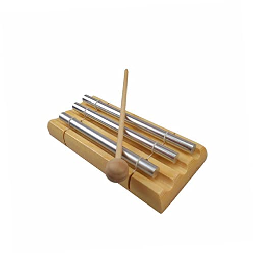 PERSELOSO Junge Mädchen Holz Xylophon Mit Trio-Glockenspiel Für Kleinkinder Meditations-Glockenspiel Als Musikspielzeug Xylophon-Percussion Für Junge Mädchen-Percussion von PERSELOSO
