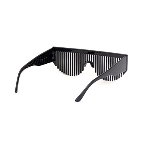 PERSELOSO Wacky Brille mit Kamm Design Lustige Partybrille für Veranstaltungen Spaß Accessoire für Feiern Schwarz für Frauen und Outdoor Aktivitäten PERSELOSO Wacky Brille mit Kamm Design Lustige Partybrille für Veranstaltungen Spaß Accessoire für Feiern Schwarz für Frauen und Outdoor Aktivitäten von PERSELOSO