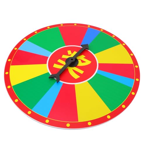 PERSELOSO Wandhängende Drehplatte für Gewinnspiele Spielrequisite für Partys Klassenzimmer und Veranstaltungen Hochwertige Langlebige Konstruktion mit Kompaktem Design PERSELOSO Wandhängende Drehplatte für Gewinnspiele Spielrequisite für Partys Klassenzimmer und Veranstaltungen Hochwertige Langlebige Konstruktion mit Kompaktem Design von PERSELOSO