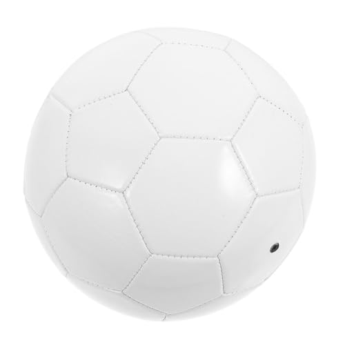 PERSELOSO Weißer DIY Fußball für Kreative Bastelprojekte Leerer Fußball zum Bemalen und Zeichnen für Familienaktivitäten Ball aus PVC PERSELOSO Weißer DIY Fußball für Kreative Bastelprojekte Leerer Fußball zum Bemalen und Zeichnen für Familienaktivitäten Ball aus PVC von PERSELOSO