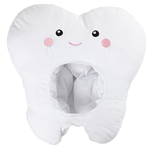 PERSELOSO Zahnförmiger Plüschhut für Karneval Lustige Kopfbedeckung als Fotorequisit und Cosplay Zubehör für Partys und Festlichkeiten für Familie und Freunde von PERSELOSO