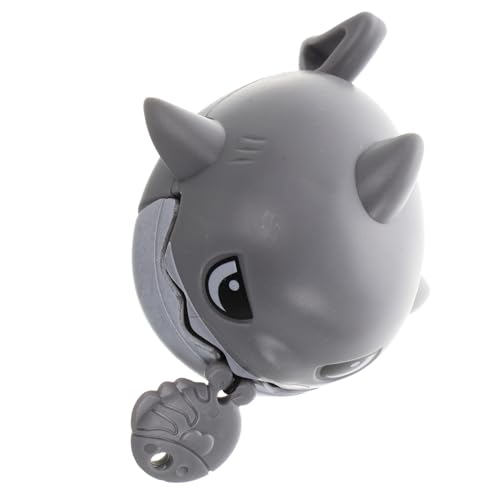 PERSELOSO Zeichenfolge Hai- mit Schnur interaktives Tier Mini- Meerestierspielzeug aus Kunststoff lustiges Hai- Plastik Grey PERSELOSO Zeichenfolge Hai- mit Schnur interaktives Tier Mini- Meerestierspielzeug aus Kunststoff lustiges Hai- Plastik Grey von PERSELOSO