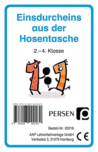 PERSEN Einsdurcheins aus der Hosentasche: 2. bis 4. Klasse von PERSEN VERLAG IN DER AAP LEHRERWELT