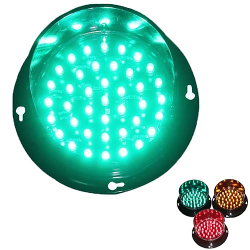 100 mm (4 Zoll) Leuchtsignale, Monochrome Lichtsignale, Leuchtperlen für Kontrollleuchte (Color : Green, Size : 220V) von PERTID