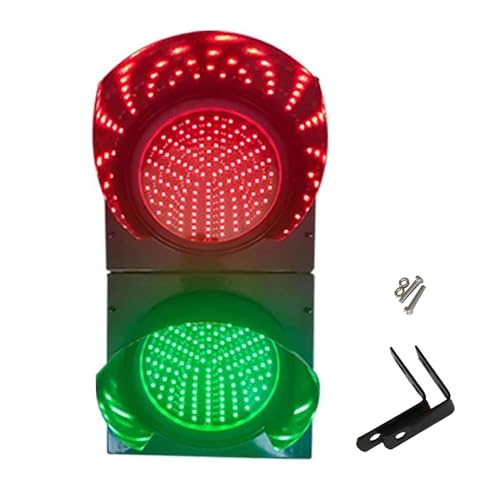 3 Arten von Schieberegler Anzeigelampe für Stopp Licht, Kreative Verkehrssicherheit Schilder, Ideales Zubehör für Verkehrssicherheit (Color : 110V, Size : Cycle Constant Light) von PERTID