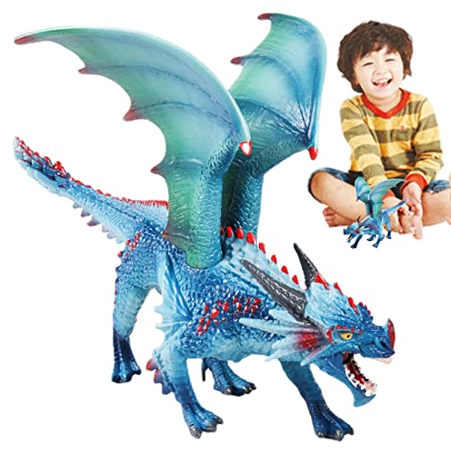 PERTID Dinosaurier für Kleinkinder, Sammlung simulierte Figuren der Dinosaurierwelt, Spielzeug mit beweglichen Kiefern, Blue Dino Figuren, Sammlung, Geschenke für Kinder, Cipliko von PERTID