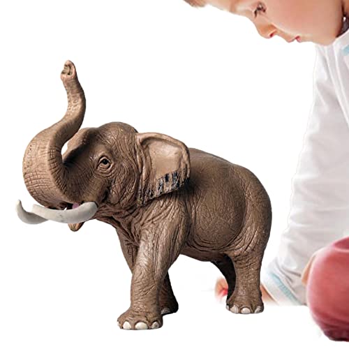 PERTID Figuren Elefant – Modell Ornament Lernspielzeug Simulation Elefanten Lustig Spielzeug niedliches Elefantenmodell als Geschenk Festival Mädchen und Jungen Cipliko von PERTID