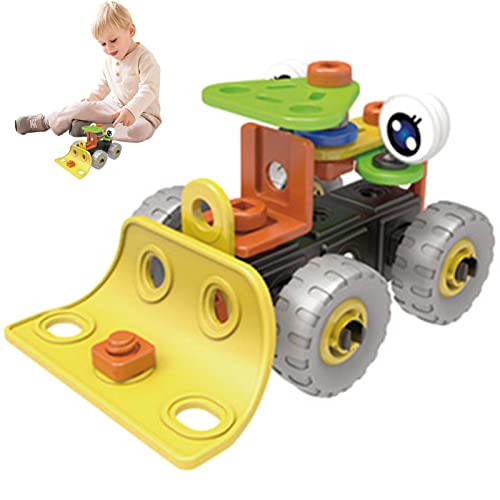 PERTID Zusammengebautes Auto – Bauspiel Fahrzeuge für Kinder – Bausteine Autos Spielzeug, zusammengebautes Auto, Basteln, Spielzeug für die Früherziehung für Cipliko von PERTID