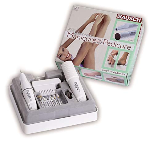 Bausch 0333 Beauty-Set: elektrisches Maniküre-/Pediküregerät und Hornhautschleifgerät PEDIPEEL, Nägel Schleifen, feilen, Hornhaut sanft und schonend entfernen, Nagelpflege, Fußpflege, Handpflege Bausch 0333 Beauty-Set: elektrisches Maniküre-/Pediküregerät und Hornhautschleifgerät PEDIPEEL, Nägel Schleifen, feilen, Hornhaut sanft und schonend entfernen, Nagelpflege, Fußpflege, Handpflege von PETER BAUSCH
