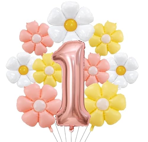 1 Stück Geburtstagsdeko 1 Jahr Mädchen mit Gänseblümchen Folienballon, Luftballon Deko 1. Geburtstag Mädchen Junge, Helium Ballon 1 Rosegold für Kindergeburtstag Deko, Ballon 1 Geburtstag Mädchen Deko 1 Stück Geburtstagsdeko 1 Jahr Mädchen mit Gänseblümchen Folienballon, Luftballon Deko 1. Geburtstag Mädchen Junge, Helium Ballon 1 Rosegold für Kindergeburtstag Deko, Ballon 1 Geburtstag Mädchen Deko von PETERMALLON