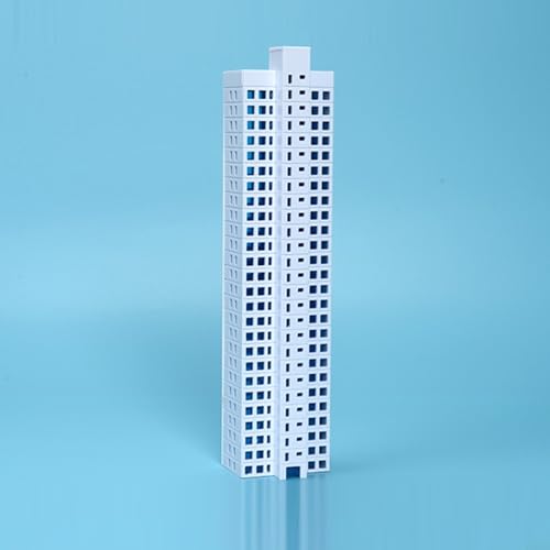 PETSTIBLE Sandkasten-Baumodellmaterialien, montierte Gebäude, 1:150 Simulation von Hochhäusern, Produktionsgebäuden, Umweltkunstszenenmodellen (Farbe) von PETSTIBLE