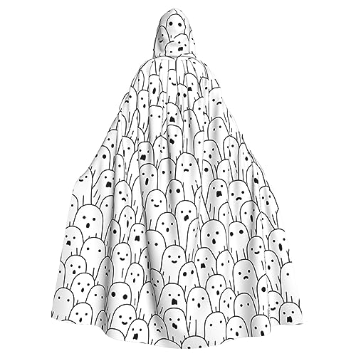 PETTDY Uni Erwachsene Kapuzenumhang Niedlich Rosa Geister Umhang für Halloween Cosplay Kostüme, Halloween Ghosts2, Einheitsgröße PETTDY Uni Erwachsene Kapuzenumhang Niedlich Rosa Geister Umhang für Halloween Cosplay Kostüme, Halloween Ghosts2, Einheitsgröße von PETTDY
