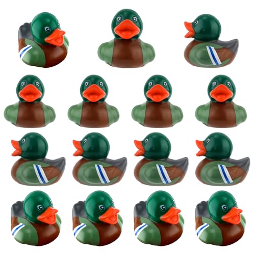 15stk Gummi-Stockenten, Entzückendes Kleines Enten-Badespielzeug Schwimmendes Stockenten-Badewannenspielzeug für Kinder für Babypartys Partygeschenke Schwimmbad-Dekorationszubehör 15stk Gummi-Stockenten, Entzückendes Kleines Enten-Badespielzeug Schwimmendes Stockenten-Badewannenspielzeug für Kinder für Babypartys Partygeschenke Schwimmbad-Dekorationszubehör von PEUTIER