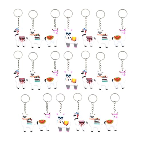PEVive Alpaka-Schlüsselhalter, weiches PVC, Cartoon-Alpakas, Partyzubehör, einzigartiges Schlüsselzubehör, geeignet für den eigenen Gebrauch und als Geschenk, 20 Stück, Zufällige Mischung, As detailed PEVive Alpaka-Schlüsselhalter, weiches PVC, Cartoon-Alpakas, Partyzubehör, einzigartiges Schlüsselzubehör, geeignet für den eigenen Gebrauch und als Geschenk, 20 Stück, Zufällige Mischung, As detailed von PEVive