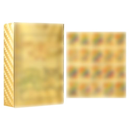 PEXIVOZ Pack of 55 Gold Cards for Pokemon, Including Various Rare Foil Cards, Gold PEXIVOZ Pack of 55 Gold Cards for Pokemon, Including Various Rare Foil Cards, Gold von PEXIVOZ