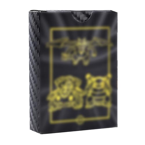 PEXIVOZ Pack of 55 Gold Cards for Pokemon, V Assorted Cards, Schwarz PEXIVOZ Pack of 55 Gold Cards for Pokemon, V Assorted Cards, Schwarz von PEXIVOZ