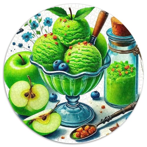 Apple 1000-teiliges Puzzle Für Erwachsene Kinder Fruchtfertigung Anspruchsvolles Puzzle Stress Abbauen Familie Aktivität Spiele Geschenk Zum Geburtstag 1000pcs (67.5x67.5cm) von PFQHUAIDH