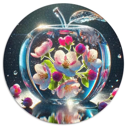 Apple 1000-teiliges Puzzle Für Erwachsene Kinder Fruchtfertigung Anspruchsvolles Puzzle Stress Abbauen Familienspielabende Spielzeug Geschenk 1000pcs (67.5x67.5cm) von PFQHUAIDH