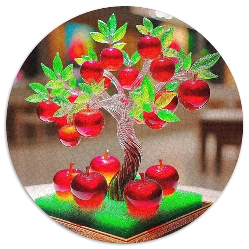 Apple 1000-teiliges Puzzle Für Frauen, Männer Fruchtfertigung Herausforderndes Puzzle Entspannend Familienspielabende Spielzeug Geschenk 1000pcs (67.5x67.5cm) von PFQHUAIDH