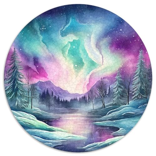 Aurora 1000-teiliges Puzzle Für Erwachsene Kinder Fantasy Stil Anspruchsvolles Puzzle Entspannend Perfekt Für Spieleabende Geschenk Zum Geburtstag 1000pcs (67.5x67.5cm) von PFQHUAIDH