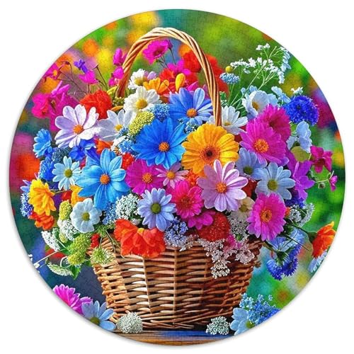 Blumen Basket 1000-teiliges Puzzle Für Erwachsene Kinder Blumen Anspruchsvolles Puzzle Entspannend Familie Aktivität Spiele Geschenk Zum Geburtstag 1000pcs (67.5x67.5cm) von PFQHUAIDH