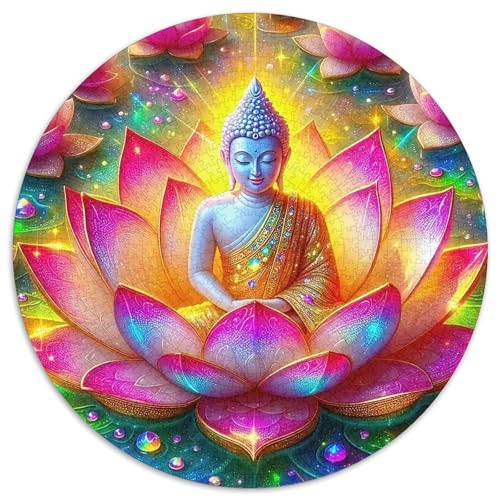 Buddha-Statue 1000-teiliges Puzzle Für Erwachsene Kinder Religiöse Figur Anspruchsvolles Puzzle Entspannend Familie Aktivität Spiele Geschenk Zum Geburtstag 1000pcs (67.5x67.5cm) von PFQHUAIDH