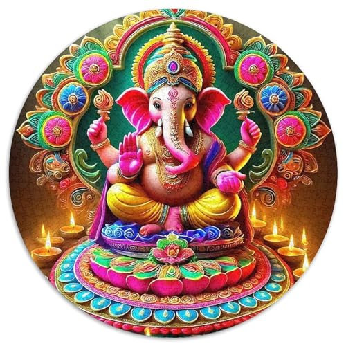 Buddha-Statue 1000-teiliges Puzzle Für Erwachsene Kinder Religiöse Figur Anspruchsvolles Puzzle Stress Abbauen Familienspielabende Geschenk Zum Geburtstag 1000pcs (67.5x67.5cm) von PFQHUAIDH