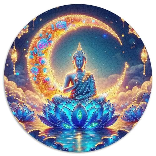 Buddha-Statue 1000-teiliges Puzzle Für Erwachsene Kinder Religiöse Figur Herausforderndes Puzzle Entspannend Familie Aktivität Spiele Spielzeug Geschenk 1000pcs (67.5x67.5cm) von PFQHUAIDH