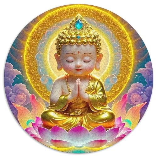 Buddha-Statue 1000-teiliges Puzzle Für Frauen, Männer Religiöse Figur Herausforderndes Puzzle Entspannend Perfekt Für Spieleabende Spielzeug Geschenk 1000pcs (67.5x67.5cm) von PFQHUAIDH