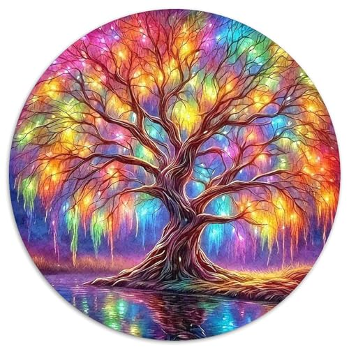 Bunter Baum 1000-teiliges Puzzle Für Erwachsene Kinder Blumen Anspruchsvolles Puzzle Stress Abbauen Familie Aktivität Spiele Geschenk Zum Geburtstag 1000pcs (67.5x67.5cm) von PFQHUAIDH