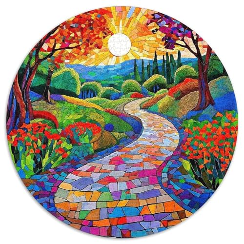 Bunter Baum 1000-teiliges Puzzle Für Erwachsene Kinder Blumen Anspruchsvolles Puzzle Stress Abbauen Familienspielabende Spielzeug Geschenk 1000pcs (67.5x67.5cm) von PFQHUAIDH