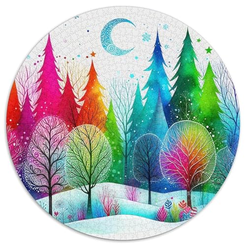 Cedar Wald 1000-teiliges Puzzle Für Frauen, Männer Wald Scene Anspruchsvolles Puzzle Entspannend Familie Aktivität Spiele Geschenk Zum Geburtstag 1000pcs (67.5x67.5cm) von PFQHUAIDH