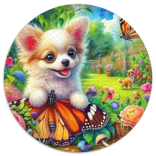 Chihuahua 1000-teiliges Puzzle Für Frauen, Männer Kleiner Hund Herausforderndes Puzzle Entspannend Perfekt Für Spieleabende Spielzeug Geschenk 1000pcs (67.5x67.5cm) von PFQHUAIDH
