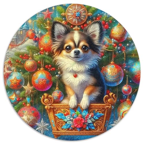 Chihuahua 1000-teiliges Puzzle Für Frauen, Männer Kleiner Hund Herausforderndes Puzzle Stress Abbauen Familienspielabende Geschenk Zum Geburtstag 1000pcs (67.5x67.5cm) von PFQHUAIDH