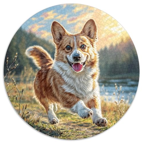 Cute Haustierhund 1000 Stück Puzzles Für Erwachsene Kinder Tier Thema Herausforderndes Puzzle Stress Abbauen Perfekt Für Spieleabende Spielzeug Geschenk 1000pcs (67.5x67.5cm) von PFQHUAIDH