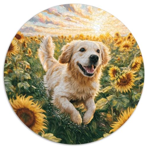 Cute Haustierhund 1000-teiliges Puzzle Für Erwachsene Kinder Tier Thema Herausforderndes Puzzle Entspannend Familie Aktivität Spiele Spielzeug Geschenk 1000pcs (67.5x67.5cm) von PFQHUAIDH