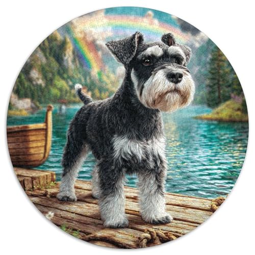 Cute Haustierhund 1000-teiliges Puzzle Für Frauen, Männer Tier Thema Anspruchsvolles Puzzle Entspannend Familie Aktivität Spiele Spielzeug Geschenk 1000pcs (67.5x67.5cm) von PFQHUAIDH