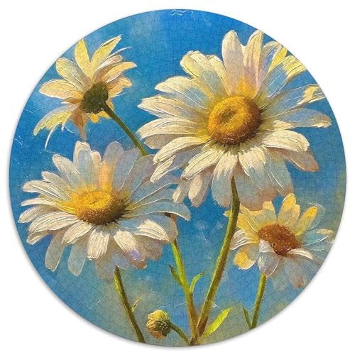 Daisy 1000-teiliges Puzzle Für Erwachsene Kinder Blumen Anspruchsvolles Puzzle Entspannend Familienspielabende Spielzeug Geschenk 1000pcs (67.5x67.5cm) von PFQHUAIDH