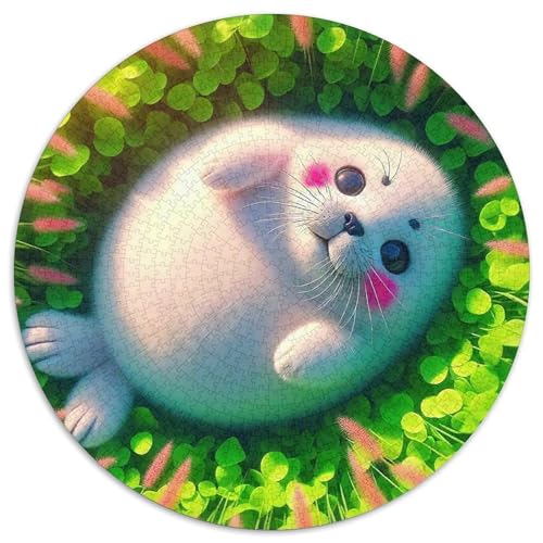 Dichtung 1000-teiliges Puzzle Für Erwachsene Kinder Meerestier Anspruchsvolles Puzzle Entspannend Familienspielabende Spielzeug Geschenk 1000pcs (67.5x67.5cm) von PFQHUAIDH