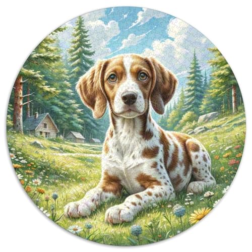 Englischer Springer Spaniel 1000-teiliges Puzzle Für Erwachsene Kinder Tier Thema Anspruchsvolles Puzzle Entspannend Familie Aktivität Spiele Spielzeug Geschenk 1000pcs (67.5x67.5cm) von PFQHUAIDH