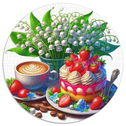 Erdbeere 1000-teiliges Puzzle Für Erwachsene Kinder Fruchtfertigung Anspruchsvolles Puzzle Entspannend Familienspielabende Spielzeug Geschenk 1000pcs (67.5x67.5cm) von PFQHUAIDH