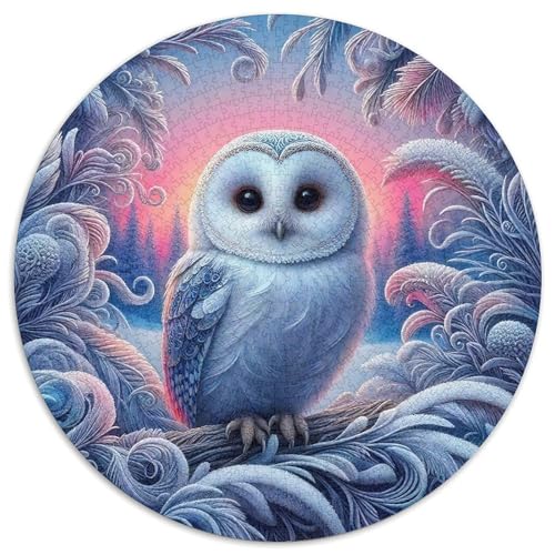 Eule 1000-teiliges Puzzle Für Frauen, Männer Nachttiere Herausforderndes Puzzle Entspannend Familienspielabende Spielzeug Geschenk 1000pcs (67.5x67.5cm) von PFQHUAIDH