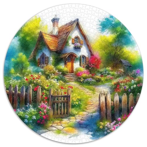 Ferienhaus 1000 Stück Puzzles Für Erwachsene Kinder Landschaft Herausforderndes Puzzle Stress Abbauen Perfekt Für Spieleabende Geschenk Zum Geburtstag 1000pcs (67.5x67.5cm) von PFQHUAIDH