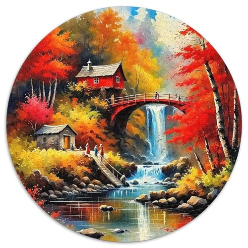 Ferienhaus 1000 Stück Puzzles Für Erwachsene Kinder Landschaft Herausforderndes Puzzle Stress Abbauen Perfekt Für Spieleabende Geschenk Zum Geburtstag 1000pcs (67.5x67.5cm) von PFQHUAIDH