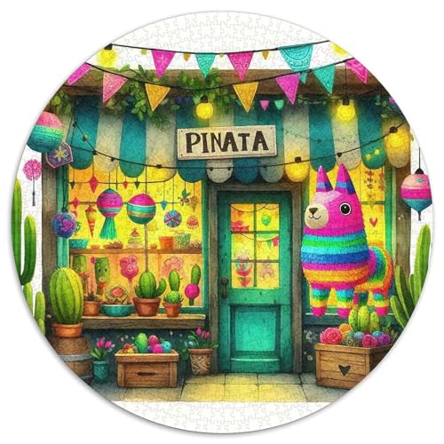 Ferienhaus 1000-teiliges Puzzle Für Erwachsene Kinder Landschaft Anspruchsvolles Puzzle Entspannend Familie Aktivität Spiele Spielzeug Geschenk 1000pcs (67.5x67.5cm) von PFQHUAIDH