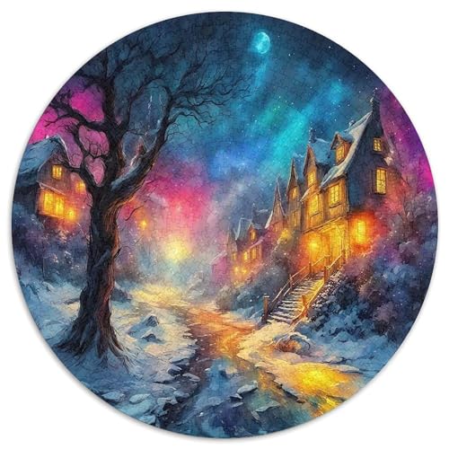 Ferienhaus 1000-teiliges Puzzle Für Erwachsene Kinder Landschaft Herausforderndes Puzzle Entspannend Familie Aktivität Spiele Geschenk Zum Geburtstag 1000pcs (67.5x67.5cm) von PFQHUAIDH