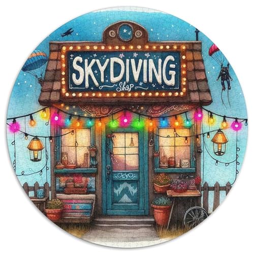 Ferienhaus 1000-teiliges Puzzle Für Erwachsene Kinder Landschaft Herausforderndes Puzzle Entspannend Perfekt Für Spieleabende Spielzeug Geschenk 1000pcs (67.5x67.5cm) von PFQHUAIDH